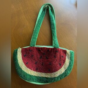 Watermelon Beaded Handbag